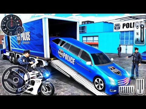 Transporting Police Car Simulator - Cargo Airplane Police Vehicle Transporter - Android GamePlay