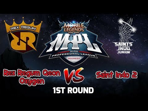 Rex Regum Qeon Oxygen Vs Saint Indo 2 [1st Round] | RRQ VS STJr Grand Final MPL - ID First Day