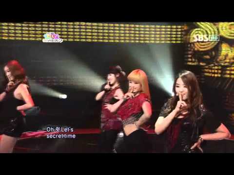 Secret - Magic (시크릿 - 매직) @ SBS Inkigayo 인기가요 100613