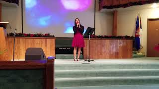 Candlelight Carol by Rutter-Solo by Alyssa Rumbaoa, accompanied by ERumbaoa