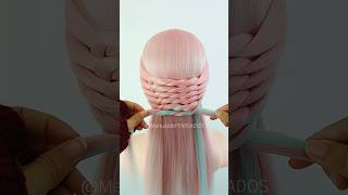 Easy hairstyle for girls 🎀 #braids #beauty #hair #viral #hairstyles