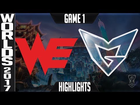 WE vs SSG Highlights Game 1 - Semifinal World Championship 2017 Team WE vs Samsung Galaxy G1