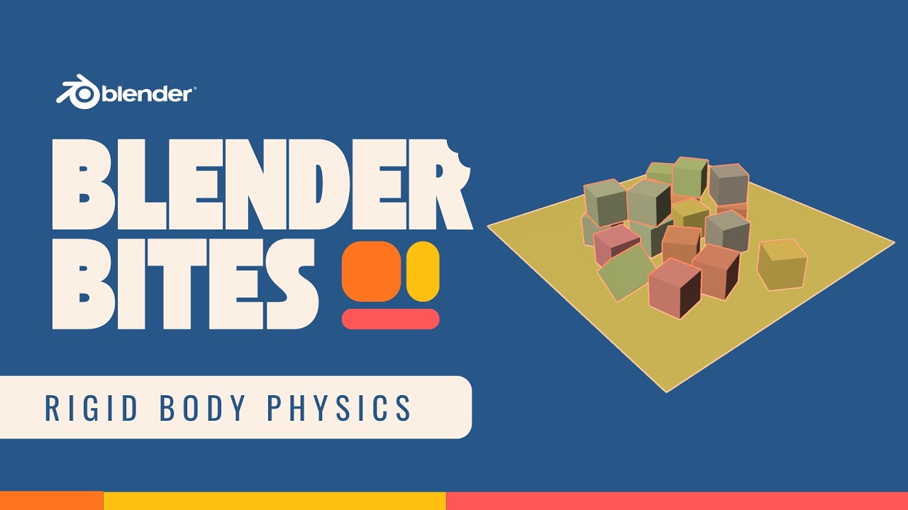 Blender Rigid Body Physics Beginner Tutorial (Realistic Collisions & Gravity)
