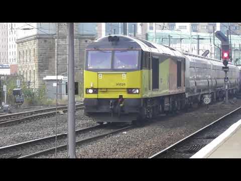 GBRf Class 60 No 60026 at Newcastle Central - 5th November 2018