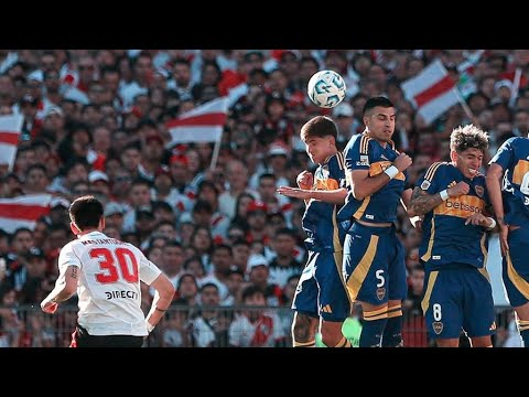 EL MEJOR GOL DE LA HISTORIA DE LOS SUPERCLÁSICOS🐔🐷 #riverplate #bocajuniors #mastantuono #futbol