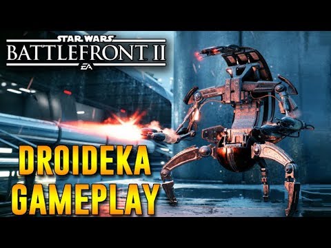 First Look Droideka Gameplay! Star Wars Battlefront 2 Droideka Update