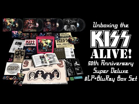 Unboxing the KISS - Alive! 50th Anniversary Super Deluxe 8LP+BluRay Box Set
