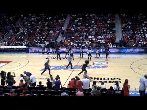 Atlanta Dream WNBA  Rhythm Dance Crew halftime performance   Resolution720P MP4