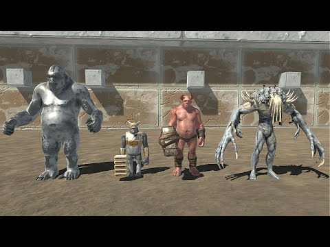 GORO WITH GHOR HAMMER & SCOURGE WITH OGRE LORD VS FACTION - Animal Revolt Battle Simulator