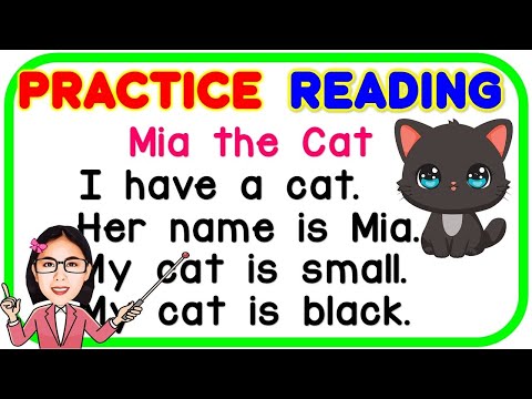 EASY READING LESSON FOR KIDS | LEARN TO READ | SHORT STORY FOR KIDS | READING TUTORIAL | TEACHER AYA