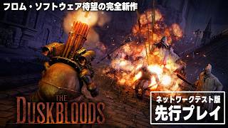 『ダスクブラッド』フロムの完全新作、ネットワークテスト版を先行プレイ。他プレイヤーとの戦いと共闘が入り乱れる独特のゲームシステムを解説！