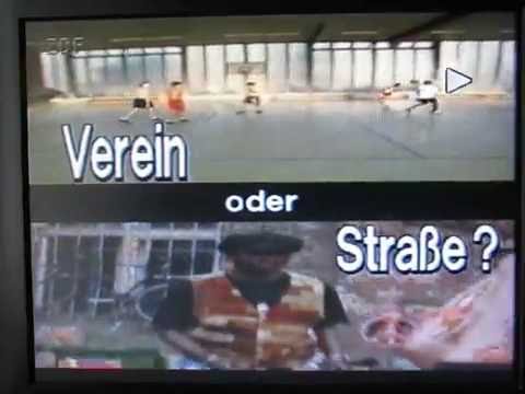 ZDF Sportspiegel: Basketball: Verein oder Straße, Streetball?  Alba / Berlin Kreuzberg Köpi 90s 90er
