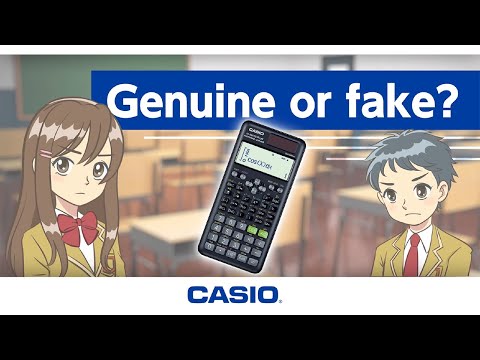 CASIO/Scientific calculator, genuine or fake? (Kenya)