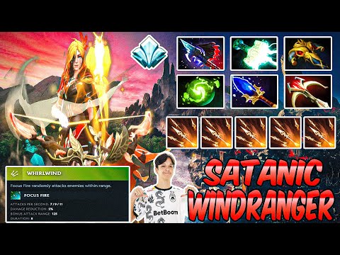 Satanic Windranger 20 Kills Vs Grandmaster Viper Ammar - Dota 2 Pro Gameplay