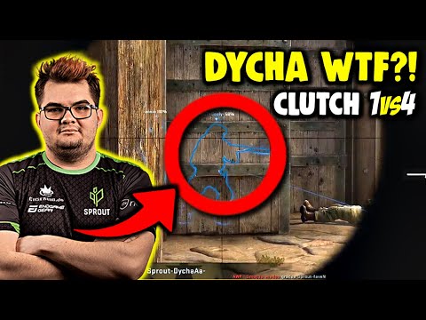 DYCHA CO TO BYŁO?!?! NIESAMOWITY CLUTCH 1vs4, SPROUT VS PACT - CSGO BEST MOMENTS