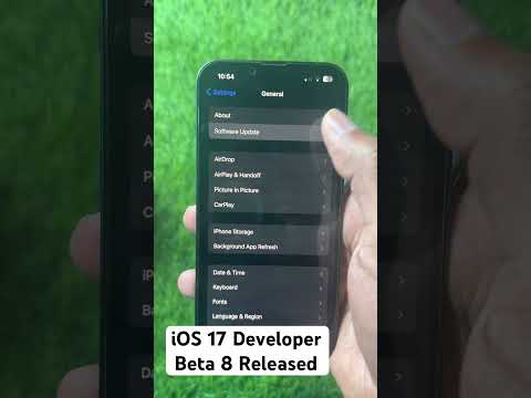 iOS 17 Developer Beta 8 Update Released 😱😱😱 #shorts #trending