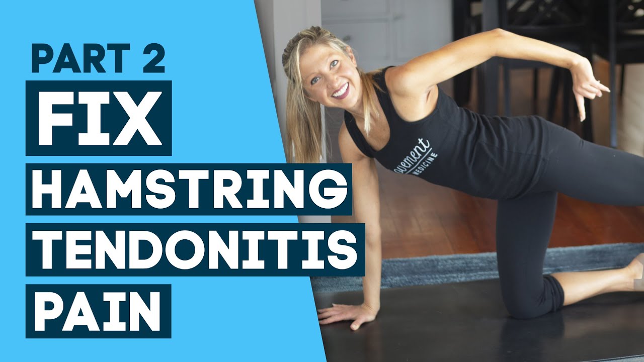 Hamstring Tendonitis Pain l Exercises That Will Help Heal Your Hamstrings l part 2