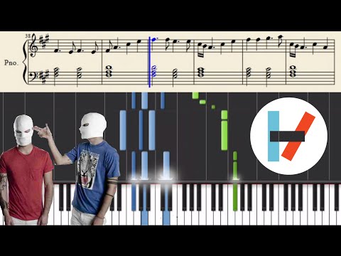 twenty one pilots: Guns For Hands (Piano Tutorial) with sheets!
