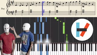 twenty one pilots: Guns For Hands (Piano Tutorial) with sheets!