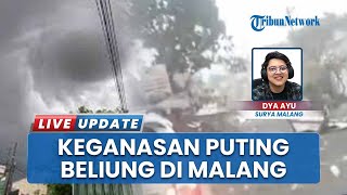 Angin Puting Beliung Sapu Desa Sumbersekar Malang, Ratusan Rumah Warga Alami Kerusakan Parah