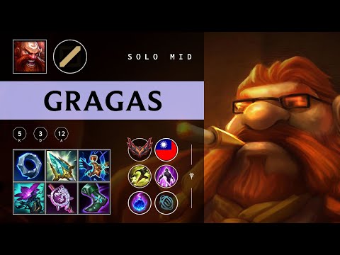 Gragas Mid vs Akali - TW Grandmaster Patch 25.23