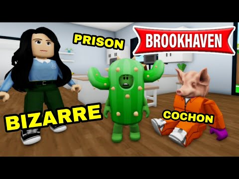 CACTUS DÉCOUVRE SA VOISINE BIZARRE (CATASTROPHE) !! BROOKHAVEN RP - ROBLOX
