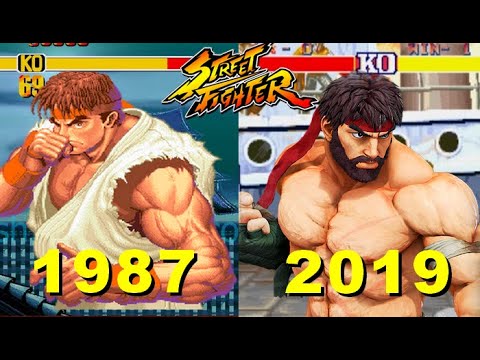 Evolution Of Street Fighter All  Series Games  (1987 - 2019)