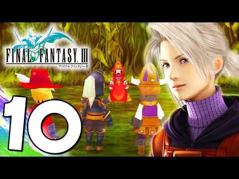 FINAL FANTASY III REMAKE WALKTHROUGH: Part 10 Dogas Manor Village Temple of Time (FF3)