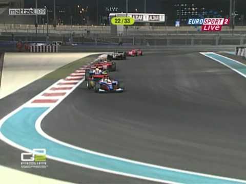 GP2 Asia series fight at Abu Dhabi
