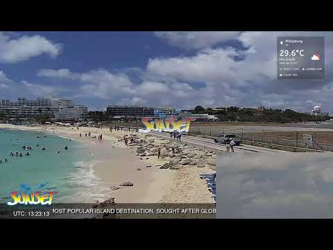 Live webcams of Princess Juliana Airport live cam
