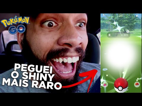 SEM AR! TREMI pra capturar o shiny mais raro do jogo ... Onix de Cristal e Dragonite Carteiro?