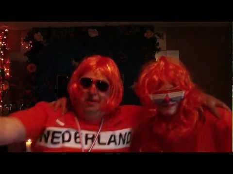 oranje springt