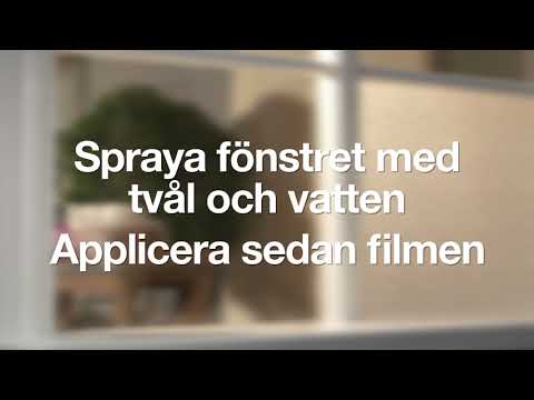 Fönsterfilm - Använd som insynsskydd eller dekoration.