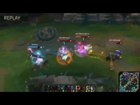Niels ( Zven ) 2v1 Best OutPlays - Origen vs Unicorns Of Love EU LCS 2016 Week 2