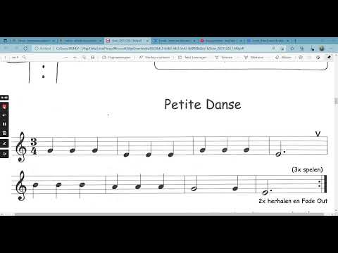 Petite Danse (blokfluit spelen)