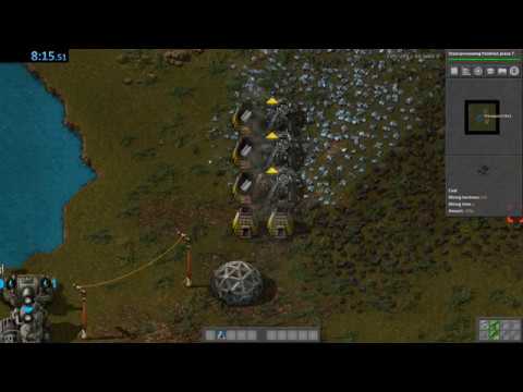 Factorio Speedrun - SteelAxe any% World Record: 8 minutes 16 seconds