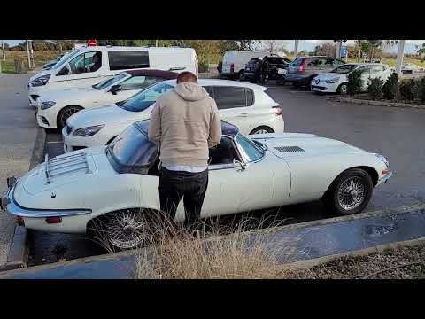 Jaguar E type Trip from London to Sardinia