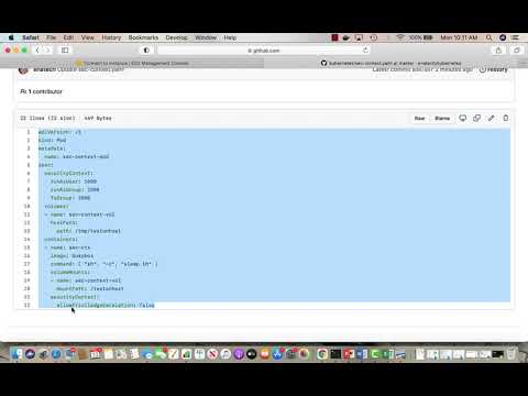 Kubernetes - Pod Security