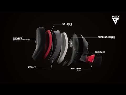 Лапи боксерські RDX T15 Noir Matte Black - фото 1 - id-p2195684635