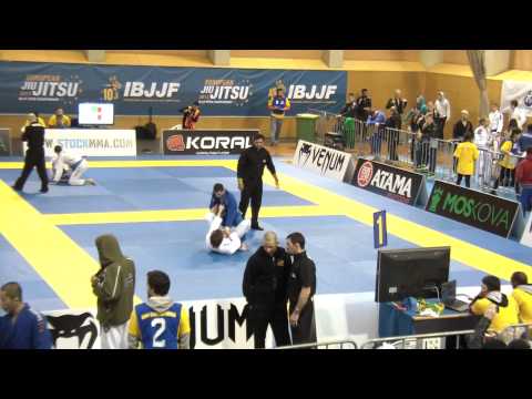 European Open BJJ 2013 - 76 kg Espen Mathiesen Fight 1