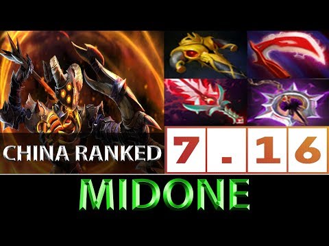 MidOne [Clinkz] China Ranked New Patch ► Dota 2 7.16