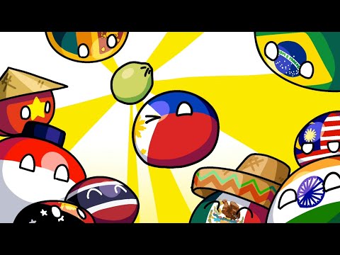 The coconut song but It's countryball version