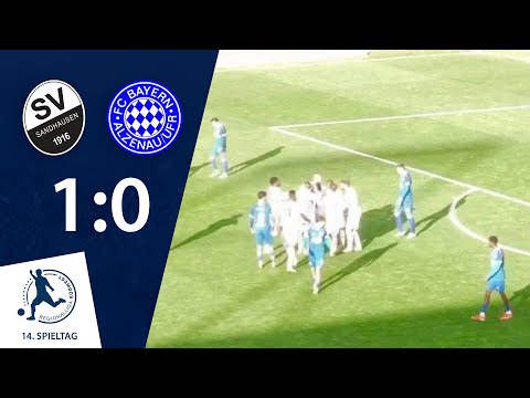 One goal makes the difference | SV Sandhausen vs. FC Bayern Alzenau | Matchday 14, RLSW