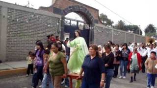 preview picture of video 'Procesión de Santa María Magdalena Pueblo de La Magdalena Atlicpac 2009'