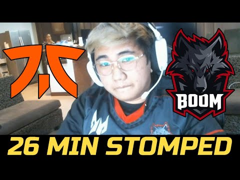 BOOM VS FNATIC GAME 1 - 26 MINUTE STOMPED DPC SEA 2022