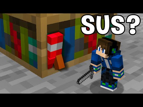 Using AMONG US to Fool My Friends in Minecraft