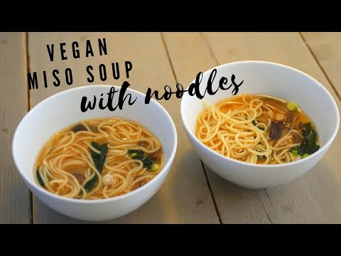 Easy Vegan Miso Soup From Scratch: Shiitake + Kombu Combo!