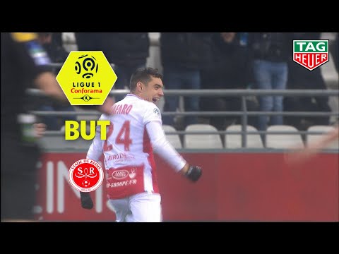 But Mathieu CAFARO (66') / Stade de Reims - RC Strasbourg Alsace (2-1)  (REIMS-RCSA)/ 2018-19