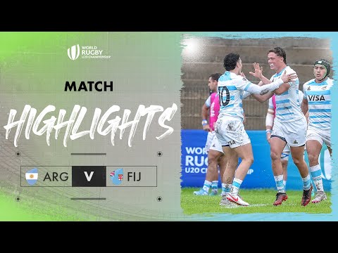 A DOMINANT Argentina! | Argentina v Fiji | World Rugby U20 Championship 2024 Match Highlights