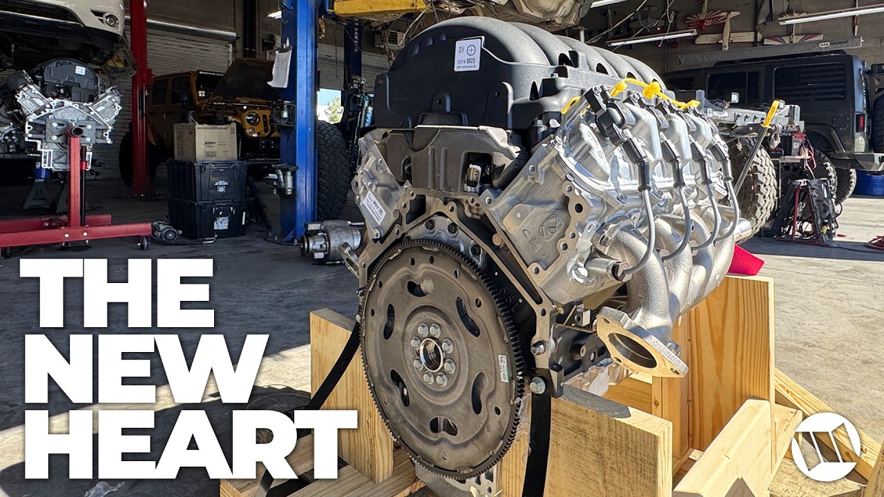 The New GM L8P V8 Engine for Our Jeep JK Wrangler Moby at Motech